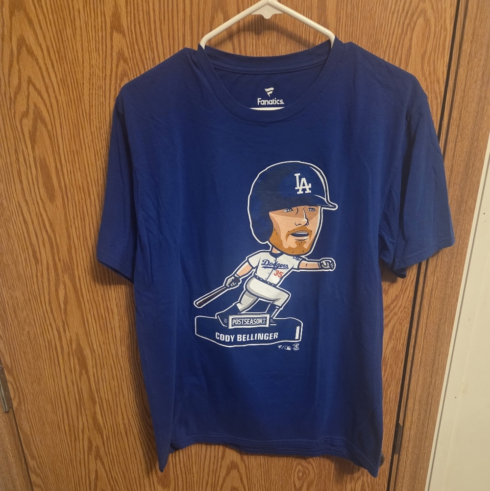 Fanatics Los Angeles Dodgers Cody Bellinger Shirt Sz Medium Men's MLB